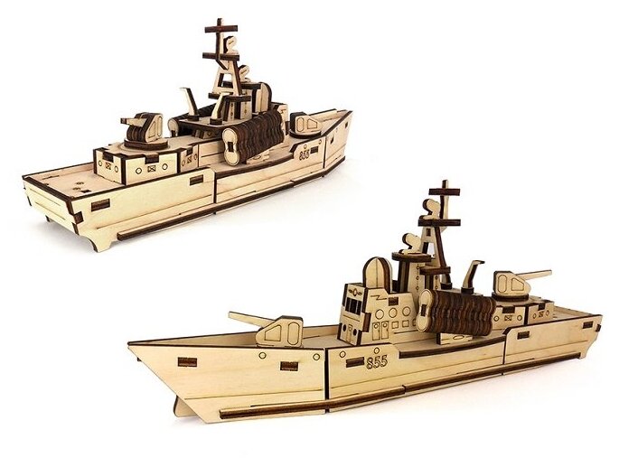 Сборная модель/деревянный конструктор - ракетный катер