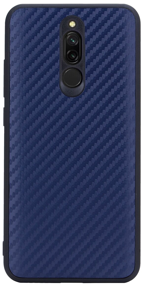 Чехол G-Case для Xiaomi Redmi 8 Carbon Dark Blue GG-1186