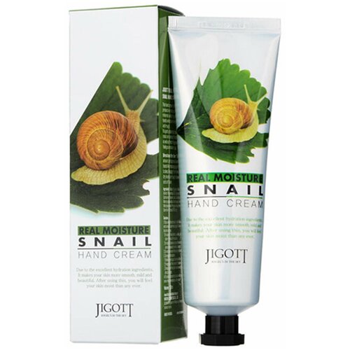 JIGOTT Крем для рук муцин улитки Real Moisture SNAIL Hand Cream, 2шт.