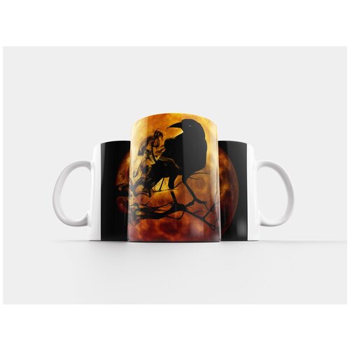 фото Кружка "ворона, ночь, ужасный" 320 мл lotsprints