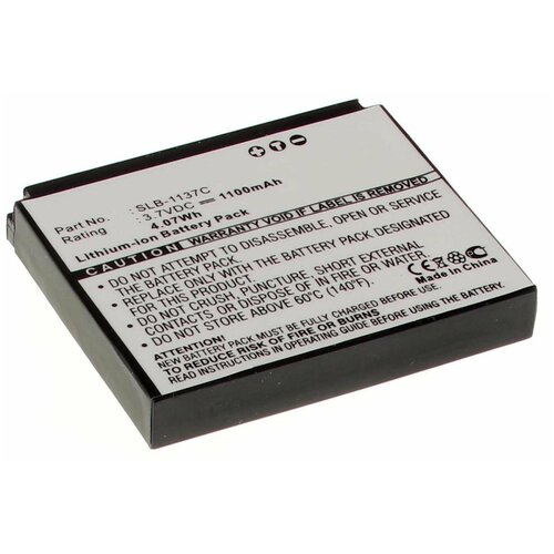 аккумулятор ibatt ib b1 m250 1100mah для htc o2 t mobile topa160 35h00125 04m 35h00125 07m 35h00125 11m Аккумулятор iBatt iB-B1-F259 1100mAh для Samsung SLB-1137C,