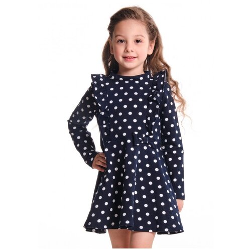 Платье для девочек Mini Maxi, модель 1254, цвет горошек, размер 104