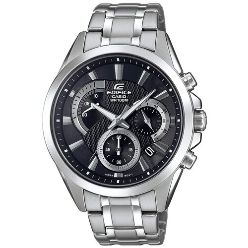 Наручные часы CASIO Edifice EFV-580D-1AVUEF, черный, серебряный комплект уплотнений гидравлического цилиндра 1543262c1 для экскаватора погрузчика 480d 580c 580d 580sd 580e