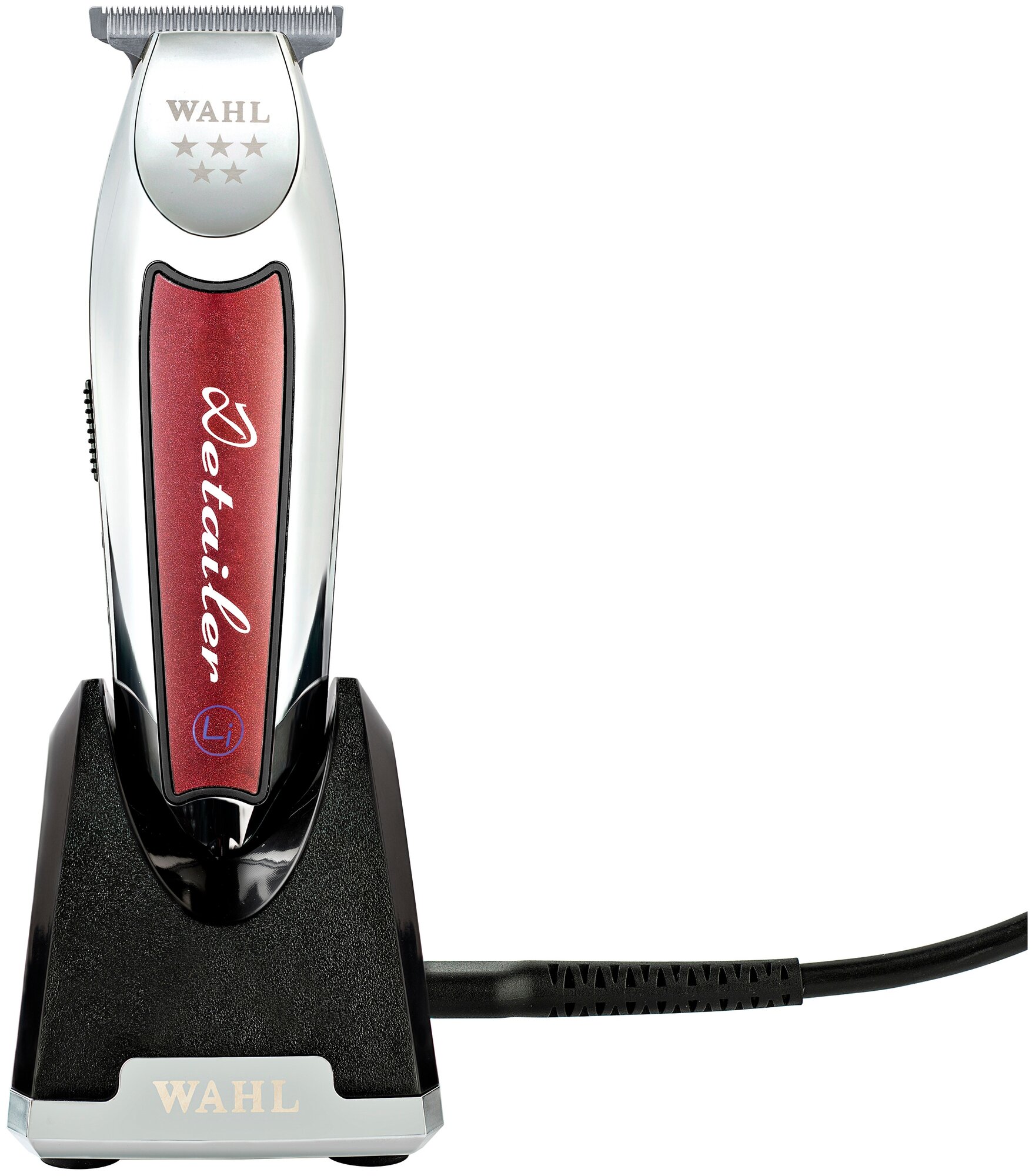 Машинка для стрижки Wahl Cordless Detailer LI 8171-016, красный, серебро