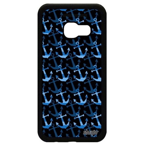 фото Противоударный чехол на телефон // samsung galaxy a3 2017 // "якорь" гавань канат, utaupia, темно-синий