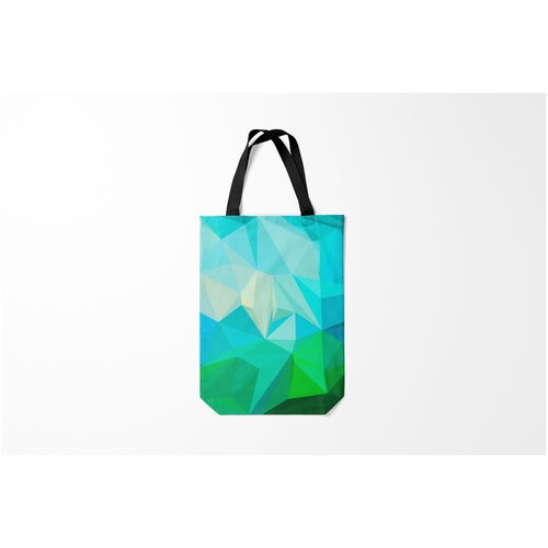 фото Сумка-шоппер / 31х42 см / популярные иллюстрации / текстуры geometry burnettie