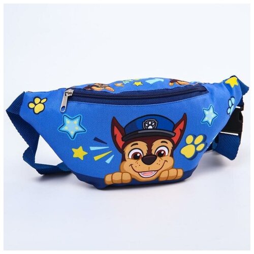 фото Cумка на пояс, 25*6*13, отд на молн, без подклада, синий paw patrol