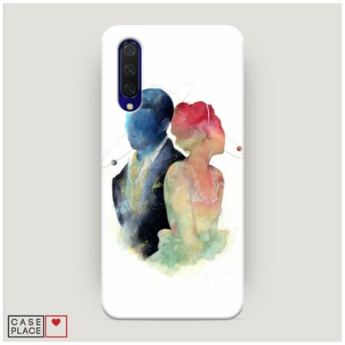 фото Чехол пластиковый xiaomi mi cc9 влюбленная пара орбиты case place