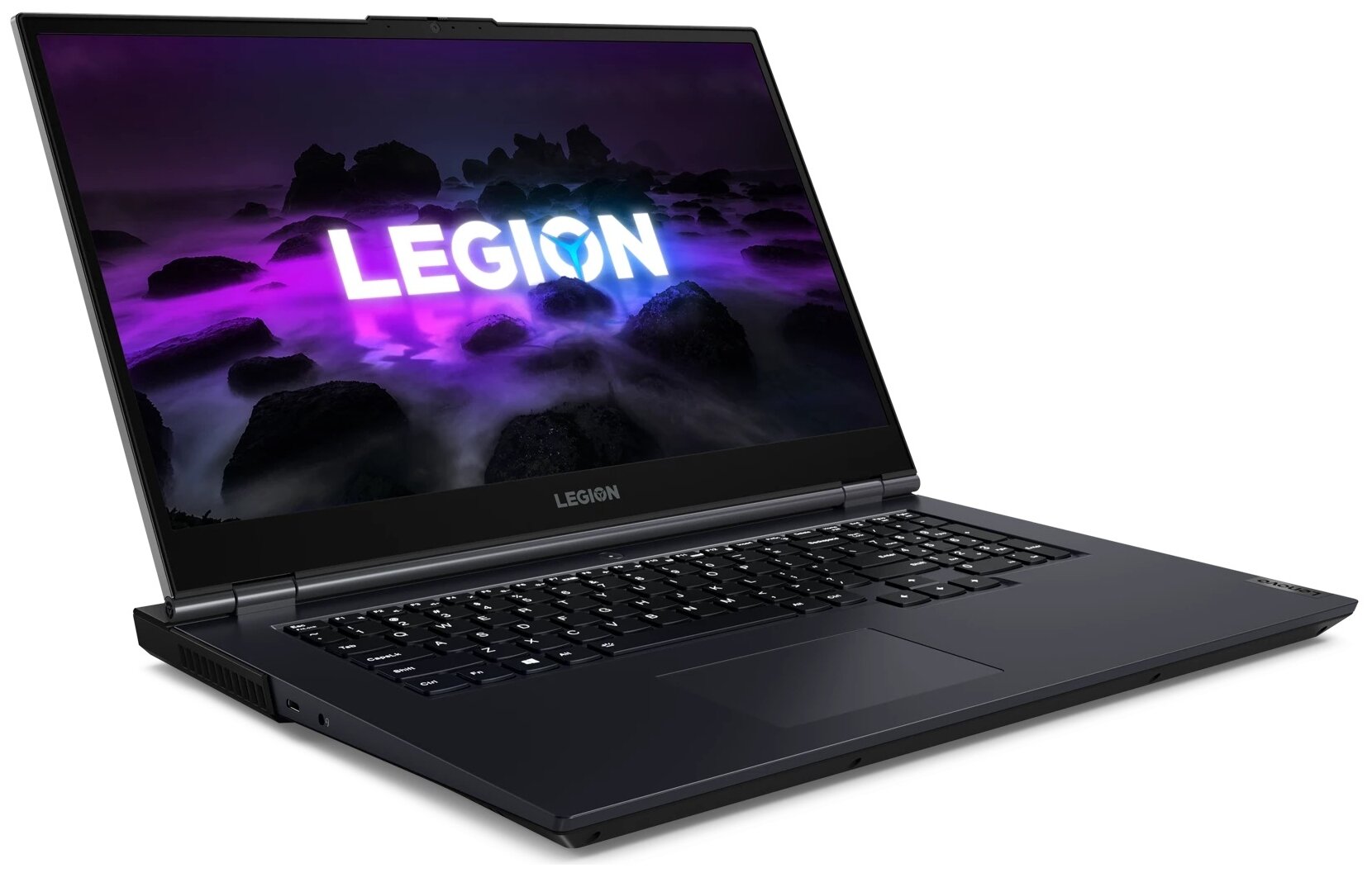 173 Ноутбук Lenovo Legion 5 17ACH6 1920x1080 AMD Ryzen 5 33 ГГц RAM 8 ГБ SSD 512 ГБ GeForce RTX 3050 Windows 11 Home 82K0008JRU Phantom Blue