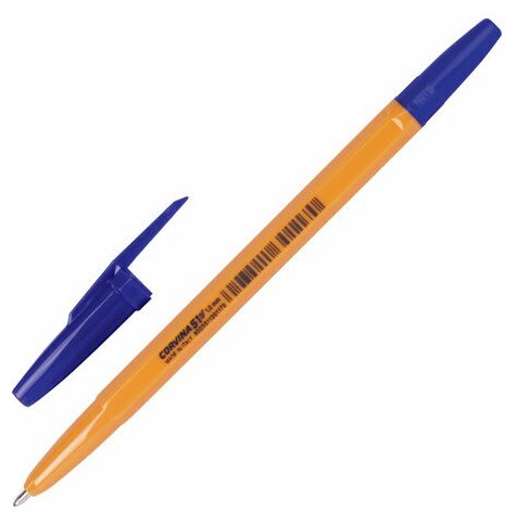 Ручка шариковая CORVINA (Италия) "51 Vintage", синяя, корпус оранжевый, узел 1 мм, линия письма 0,7 мм, 40163/02 (цена за 1 ед. товара)