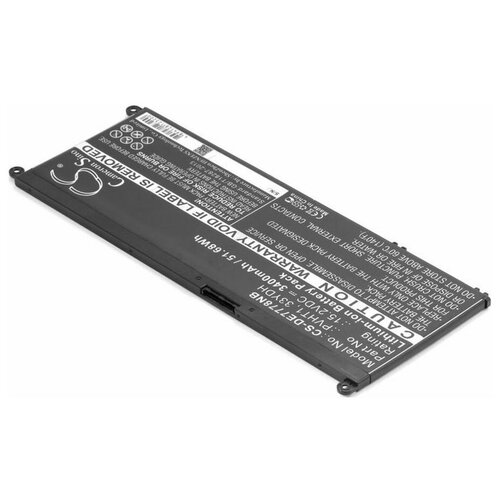 Аккумуляторная батарея Pitatel BT-1265 для Dell Inspiron 17-7778, 17-7779 lmdtk new 33ydh laptop battery for dell inspiron 17 7778 7779 7773 15 7577 g3 3579 5587 3779 7588 p30e series