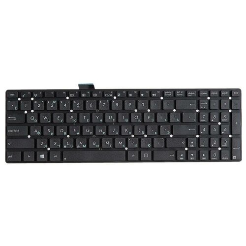 Клавиатура для ноутбука Asus K55 K55A K55N K55V K55Vd K55Vm A55 U57 k75VM k75VJ A55A Чёрная без рамки гор Enter 150000₽