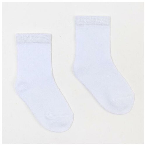 Носки  для мальчиков, размер 14, белый