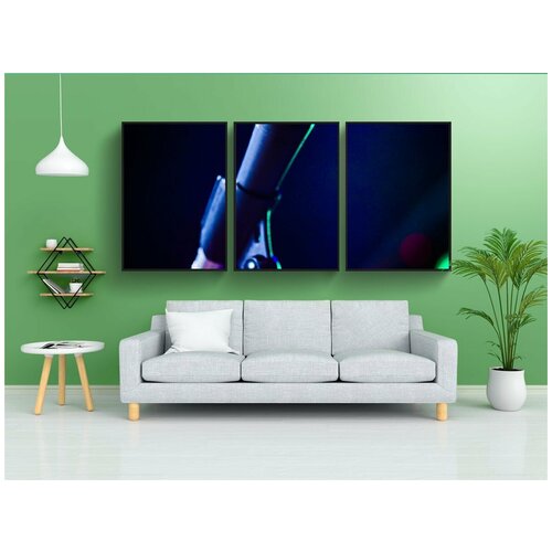 фото Набор модулных постеров для интерьера "комедия, встаньте, комик" 60x90 см. в тубусе, без рамки lotsprints