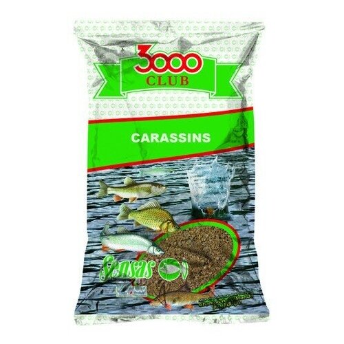 прикормка sensas 3000 carp tasty robin red 1кг Прикормка Sensas 3000 CARASSIN 1кг