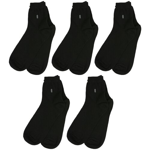 Носки RuSocks 5 пар, размер 20-22, черный 5 пар детские дышащие школьные носки из мягкого хлопка