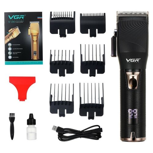 Машинка для стрижки VGR V-280 USB-резак для бороды для мужчин для стрижки контуров черный черный 209000₽