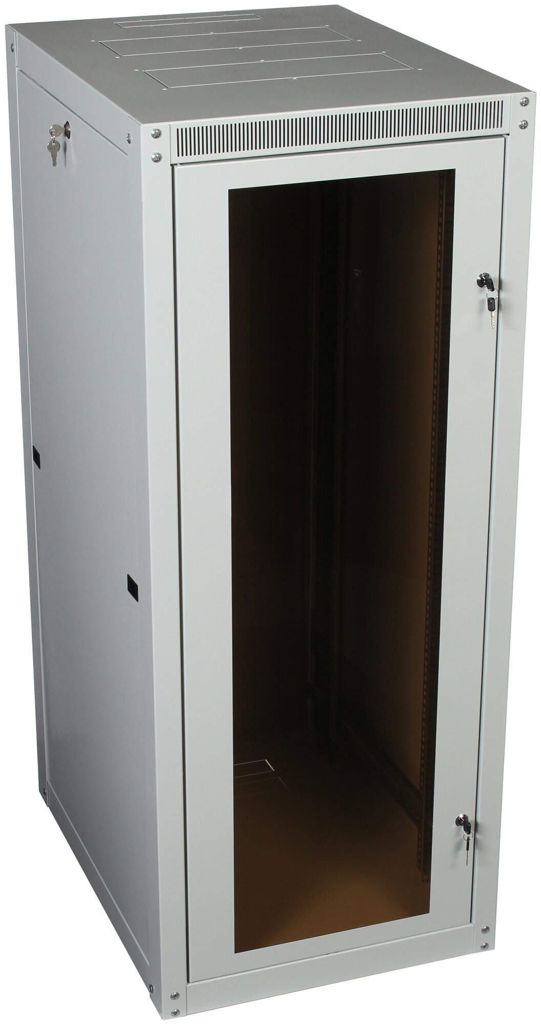 Шкаф телекоммуникационный 19 дюймов 25U 600x600мм серый B256060GWTWOF-RU