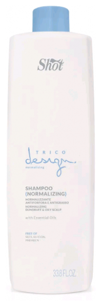 Шампунь Shot Trico Design Шампунь для волос против перхоти для жирной кожи головы 1000 мл.