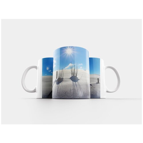 фото Кружка "зима, снег, зимний пейзаж" 320 мл lotsprints