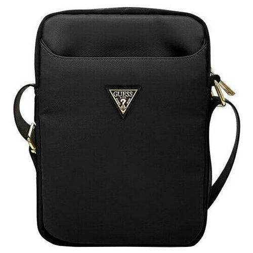 фото Сумка cg mobile guess nylon tablet bag with triangle metal logo для планшетов 10", цвет черный (gutb10ntmlbk)