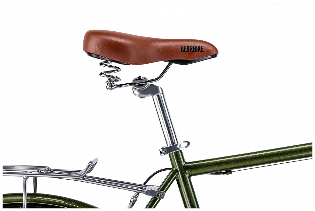 Велосипед BEARBIKE London (2021), городской (взрослый), рама 23", колеса 28", зеленый, 10.8кг [1bkb1c183011] - фото №2
