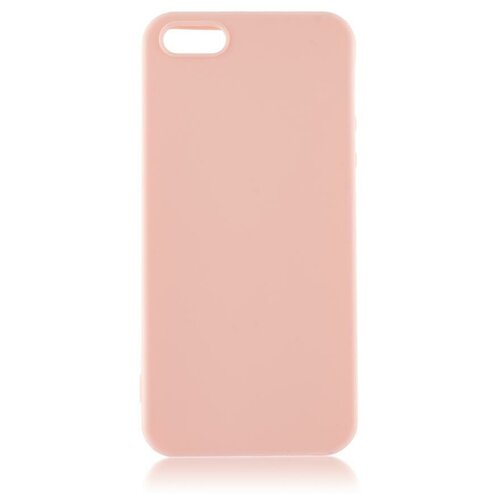 Чехол для Apple iPhone 5\5S\SE Brosco Colourful светло-розовый