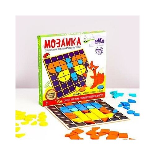 Мозаика Весёлые картинки Лесная мастерская 5163377 . развивающая игра весёлые цифры лесная мастерская