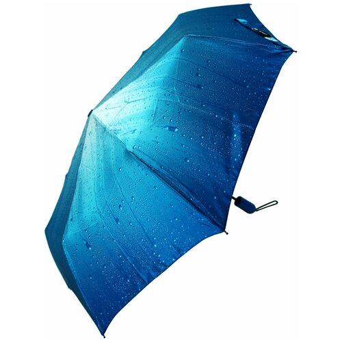Женский складной зонт Lantana Umbrella автомат LAN2020/голубой
