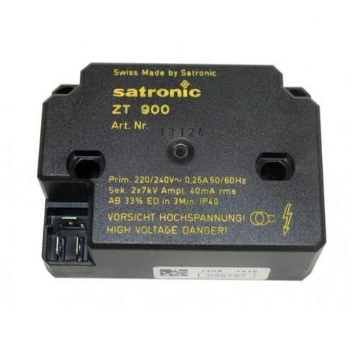 Трансформатор розжига Satronic/Honeywell ZT900 13104 трансформатор розжига satronic honeywell zt 931 13134