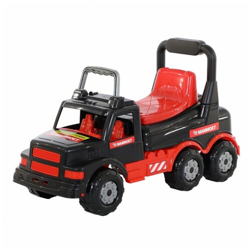 Каталка-игрушка Полесье MAMMOET 201-01 (67135), красный/черный игрушка каталка полесье автомобиль полесье кроха