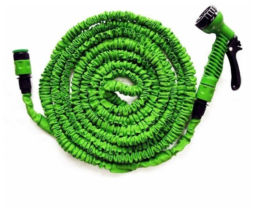 Шланг для полива с распылителем 45м Magic Hose - Зеленый