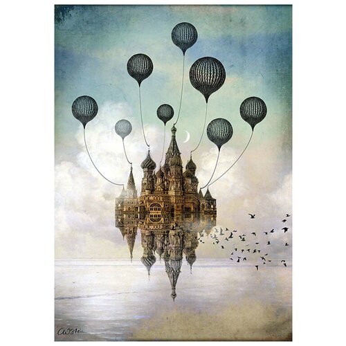 Интерьерный постер на стену картина для интерьера в подарок плакат 