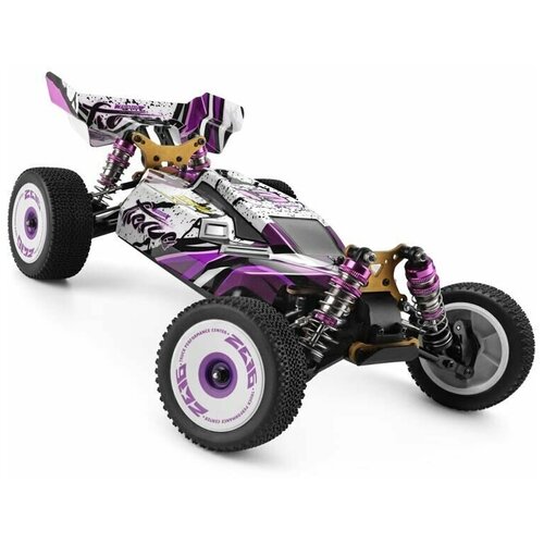 WLtoys 124019 спортивный гоночный автомобиль для пустынь и дюн (пурпур)