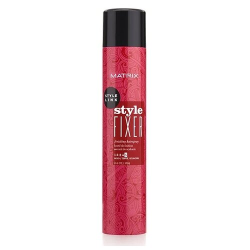 Matrix Лак-спрей Style link Style Fixer Finishing Hairspray, экстрасильная фиксация, 500 г, 400 мл matrix fixer hairspray