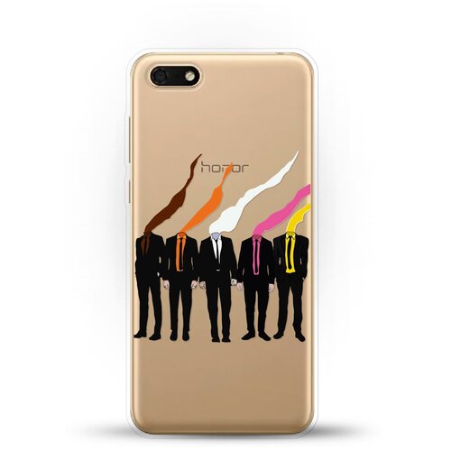 фото Силиконовый чехол псы на huawei y5 lite (2018) andy & paul