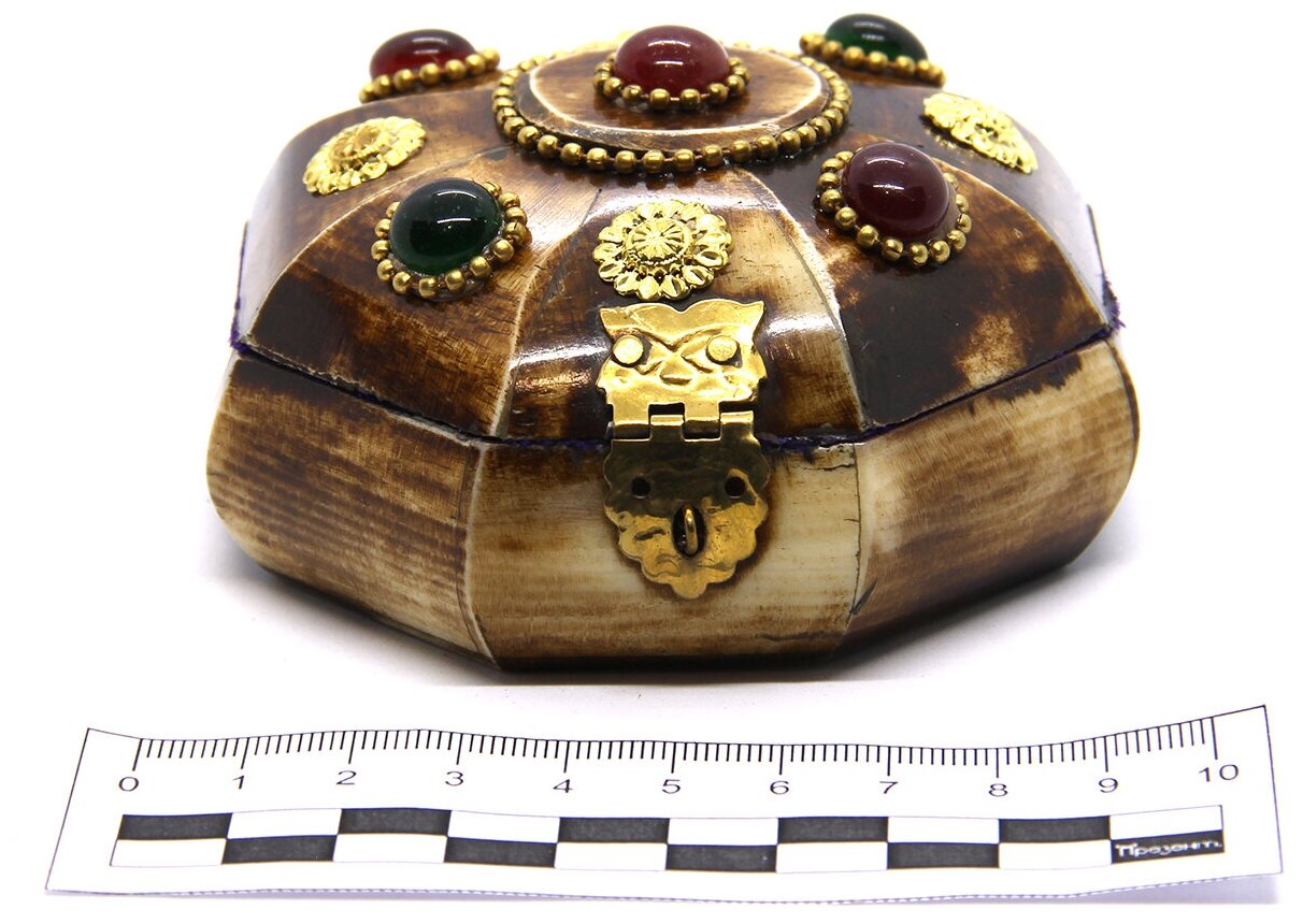 фото Шкатулка кость 8 граней