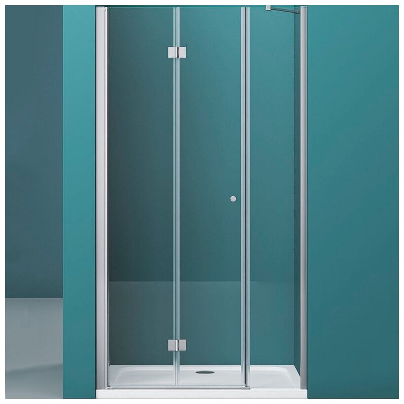 Душевая дверь BelBagno Albano 120 ALBANO-BS-13-60+60-C-Cr профиль Хром стекло прозрачное