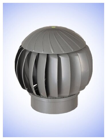 Турбодефлектор, ротационная вентиляционная турбина 160 (Серый графит) - фотография № 1