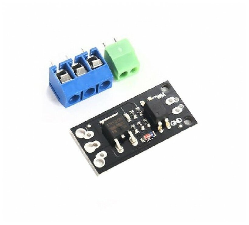 фото Модуль MOSFET транзистора FR120N (силовой ключ) с опторазвязкой