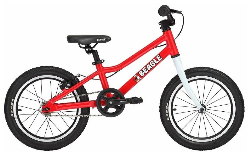 Велосипед Beagle 116X красный/белый