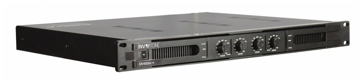 Invotone DV500.4 усилитель мощности 4-канальный, 600 Вт/4 Ом на 4 канала, 2400 Вт мост