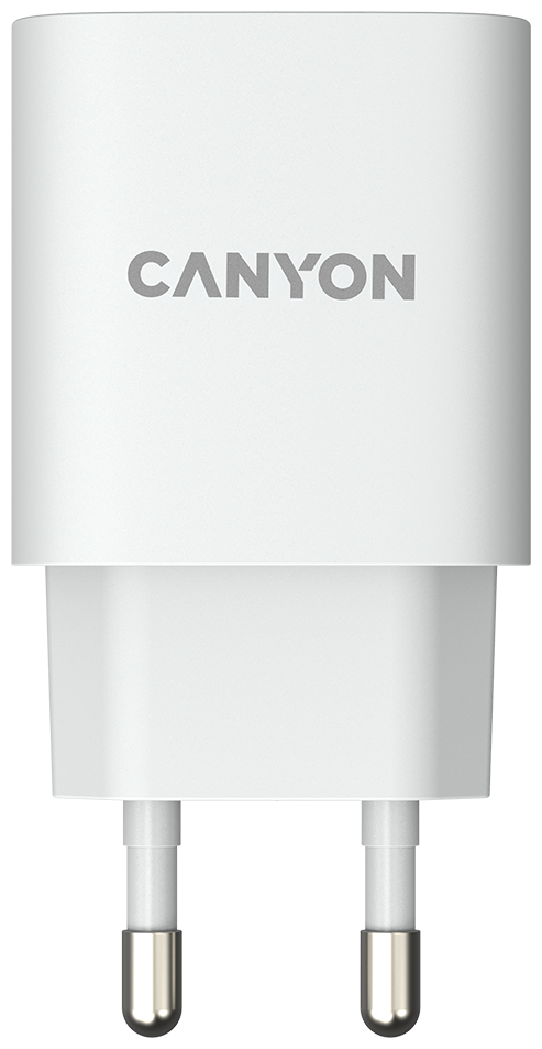 Зарядное устройство сетевое Canyon CNE-CHA20W04 USB-A/C, белый - фото №2
