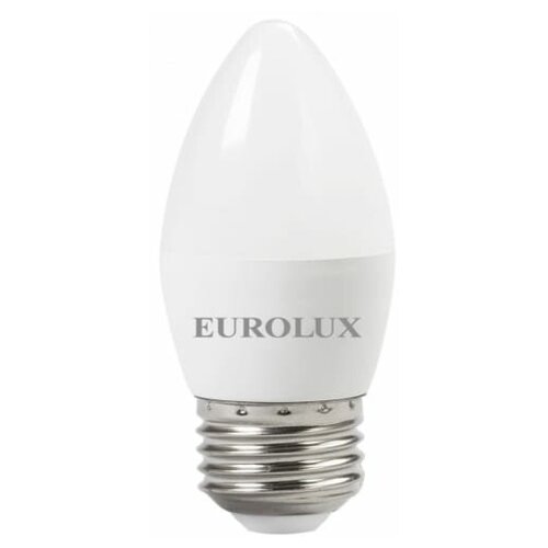 Лампа светодиодная LL-E-C37-6W-230-4K-E27 (свеча, 6Вт, нейтр, Е27) Eurolux