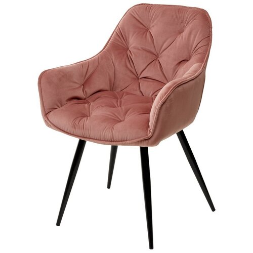 фото Кухонный- обеденный стул- кресло holla bluvel-52 pink, велюр . для гостиной m- sity (м- сити) / ru- stol. ru m city