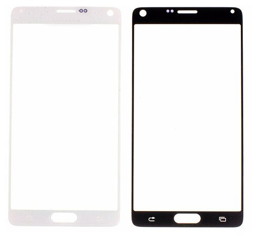 Стекло Samsung SM-N910F Note 4 (белый) под переклейку