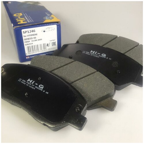 Колодки тормозные Hyundai Santa Fe 06- SsangYong Actyon II 10- Kia Sorento 09- передние HQ SP1246 3469₽
