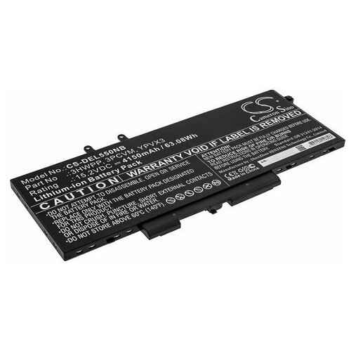 Аккумулятор для Dell Latitude 5401, 5501 (3HWPP) аккумулятор jk6y6 для dell latitude 3410 3510 vostro 5300 5401 5501 11 25v 40wh 3555mah черная