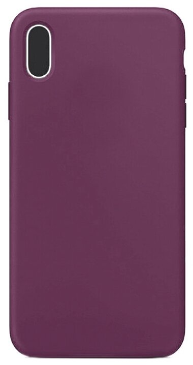 Чехол силиконовый для iPhone XR 6.1" Full case series спелый баклажан