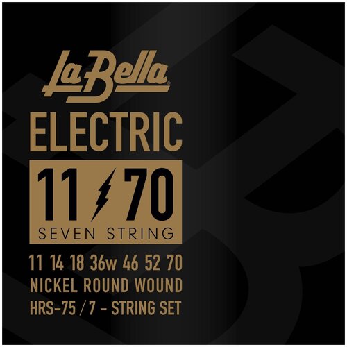 фото Струны для 7 струнной электрогитары la bella hrs-75